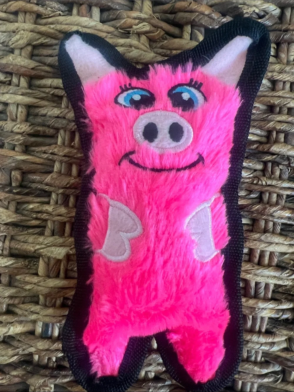 Plush Small Pet Toy Duo – Squeaky Pink Pig & Yellow Duck